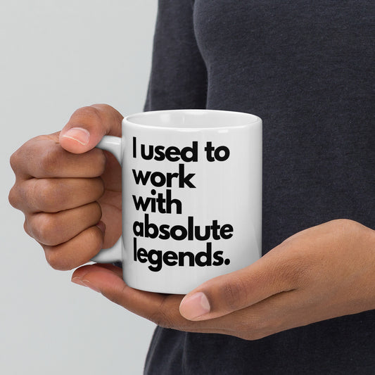 'Legends' 11oz White Glossy Mug