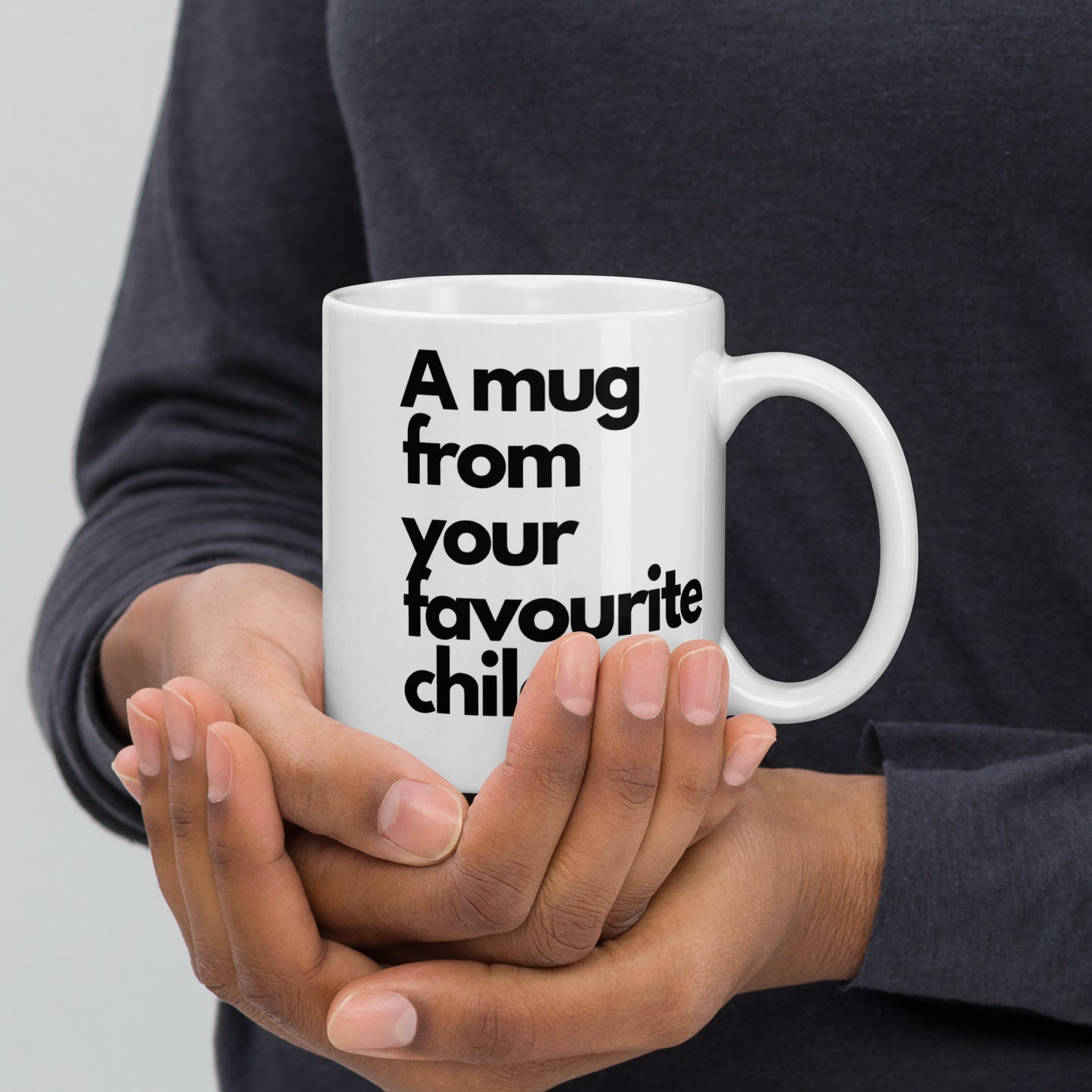 'Favourite Child' 11oz White Glossy Mug