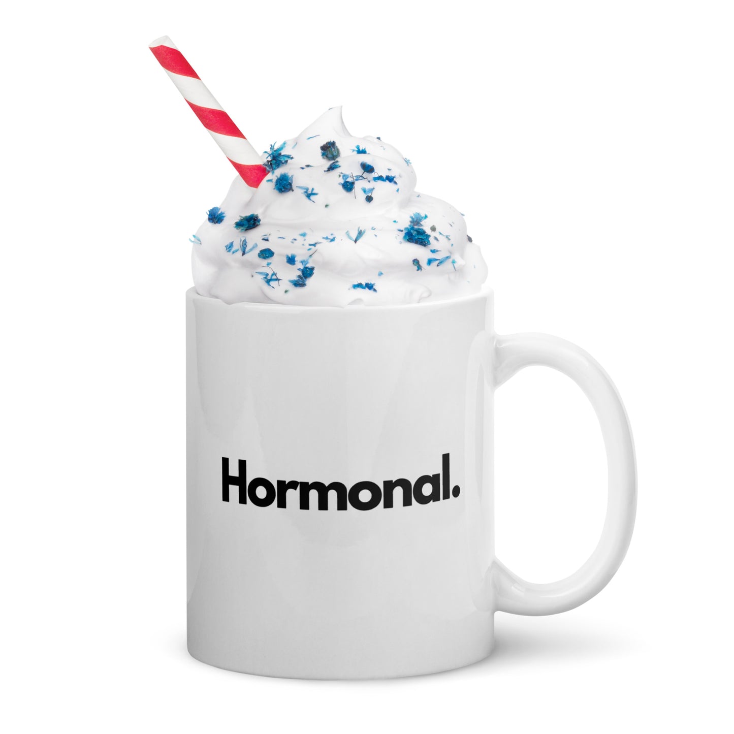 Hormonal. 11oz White Glossy Mug